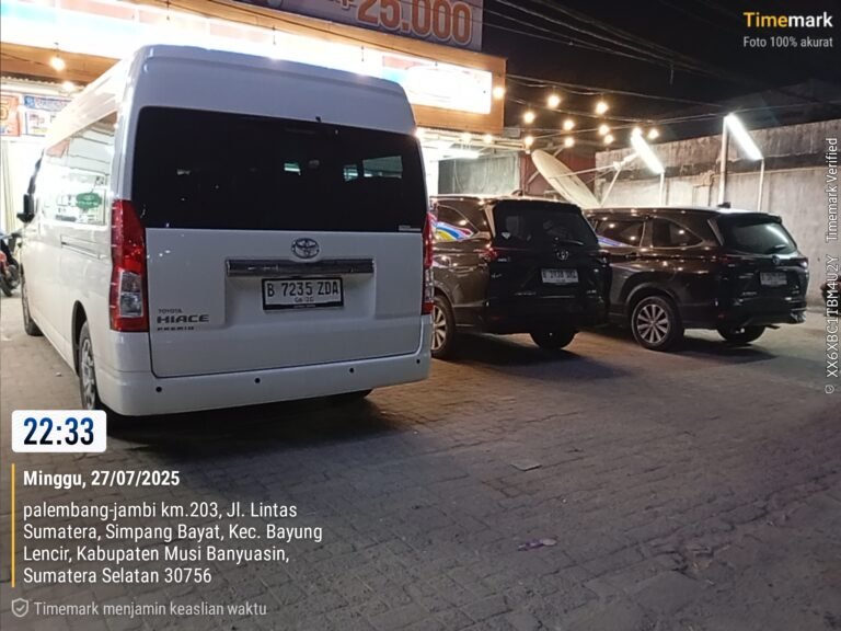Sewa Hiace Jakarta Palembang