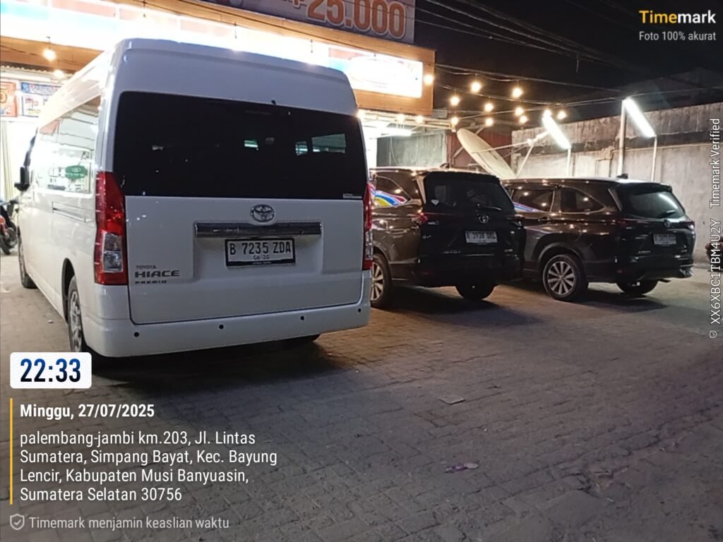 Sewa Hiace Jakarta Palembang